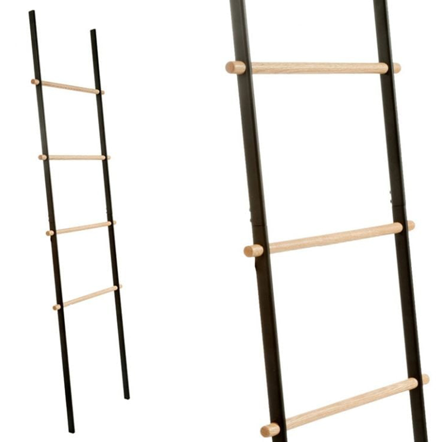 Mit Stair CP350/MIT scala porta asciugamani e porta riviste di Cipì in  metallo e legno