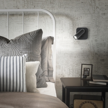 BEAN SQUARE AP Wandleuchte schwarz von Ideal Lux