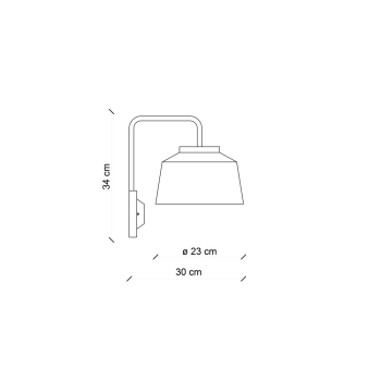 RETRO 50er Jahre WANDLEUCHTE C2002