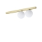 BINOMIO PL2 Deckenleuchter aus Messing von Ideal Lux