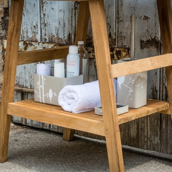 Zen XL CP880ZXL Konsole aus recyceltem und gewachstem Teakholz von Cipì