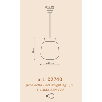  DECO' CORCOVADO C2740