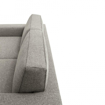 Bequemes und elegantes Baxton-Sofa aus Stoff oder Kunstleder