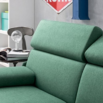 Bonnie Schlafsofa aus Kunstleder oder Stoff