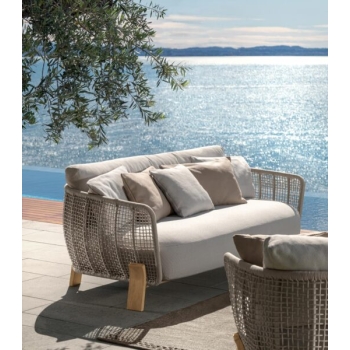 Love Seat Argo Wood Sofa von Talenti