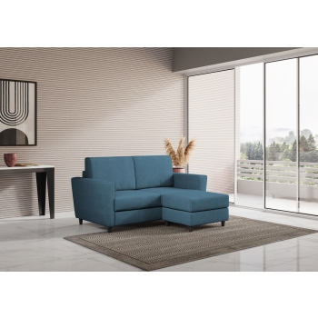Yasel 2-Sitzer-Sofa mit Hocker von Ityhome