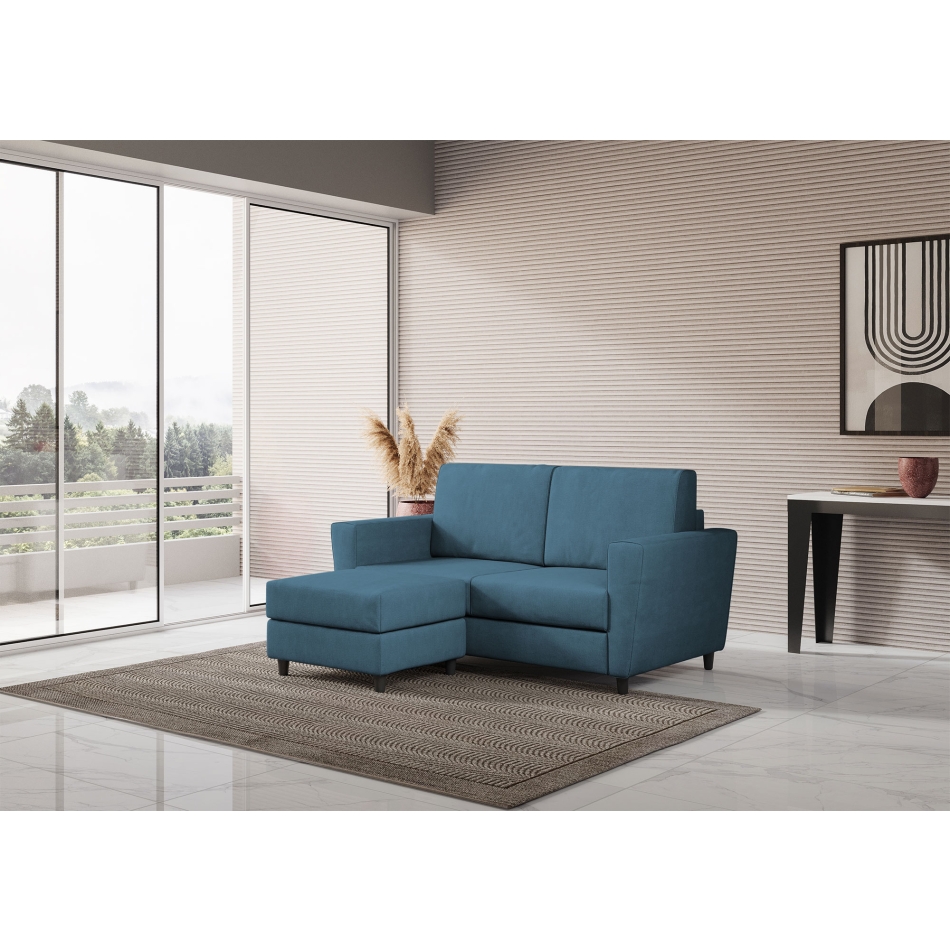 Yasel 2-Sitzer-Sofa mit Hocker von Ityhome