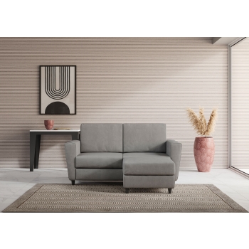 Yasel 2-Sitzer-Sofa mit Hocker von Ityhome
