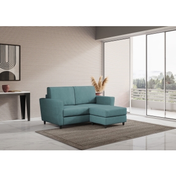 Yasel 2-Sitzer-Sofa mit Hocker von Ityhome