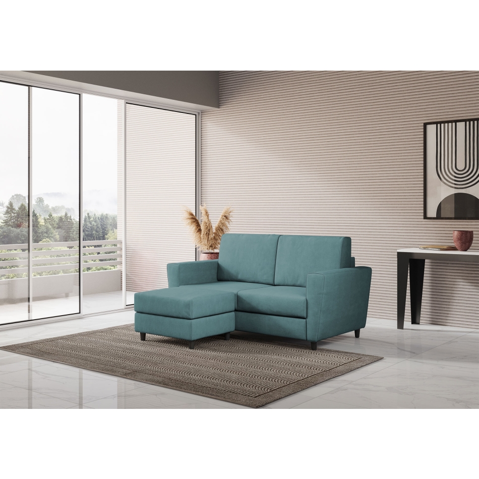 Yasel 2-Sitzer-Sofa mit Hocker von Ityhome