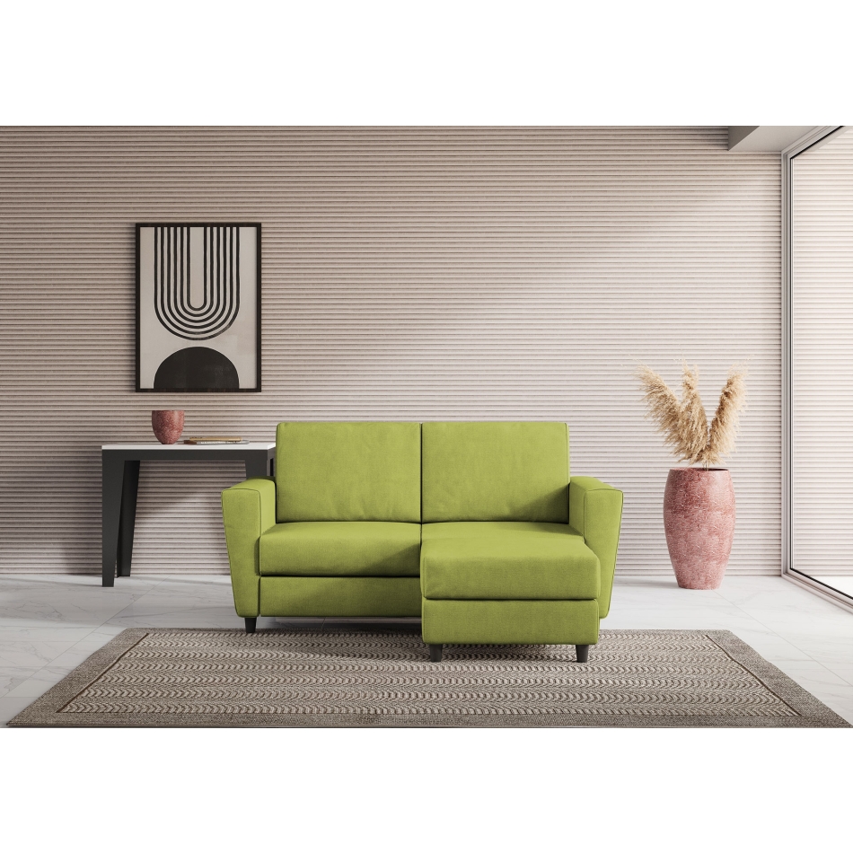 Yasel 2-Sitzer-Sofa mit Hocker von Ityhome