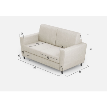 Yasel 2-Sitzer-Sofa von Ityhome