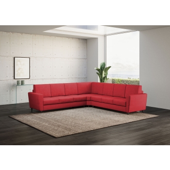 Yasel 3-Sitzer-Sofa mit Ecke und 3-Sitzer-Sofa von Ityhome