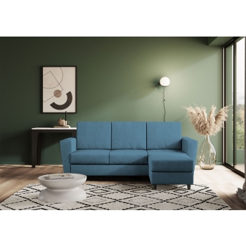 Yasel 3-Sitzer-Sofa mit Hocker von Ityhome
