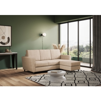 Yasel 3-Sitzer-Sofa mit Hocker von Ityhome
