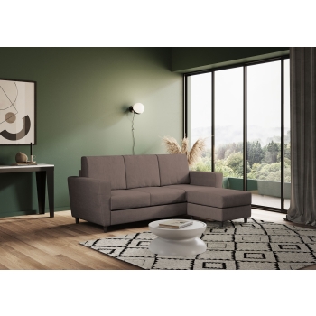 Yasel 3-Sitzer-Sofa mit Hocker von Ityhome