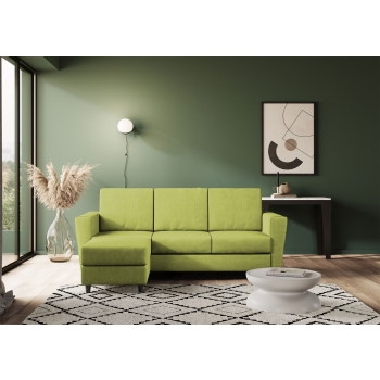 Yasel 3-Sitzer-Sofa mit Hocker von Ityhome