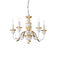 FIRENZE SP5 ANTIQUE WHITE Pendelleuchte von Ideal Lux