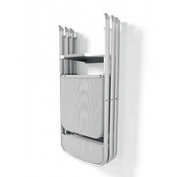 Flap Hook mit Alu-Stühlen von Calligaris