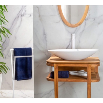 Arbeitsplatte versenken Sie das Cipì-Ei in Histone zur Unterstützung der Schüssel