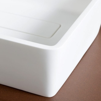 Spüle Cipì Slash Basic CP950 / SL / M aus rechteckigem Solid Surface