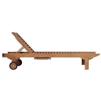 Carloforte Holz-Outdoor-Liege von Greenwood