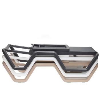 Vela Sonnenliege aus Technopolymer und Scab Design-Stoff