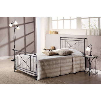 Croix schmiedeeisernes Einzelbett, handgefertigt