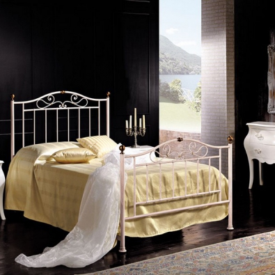 Queen-Size-Bett Sofia in Schmiedeeisen handgefertigt