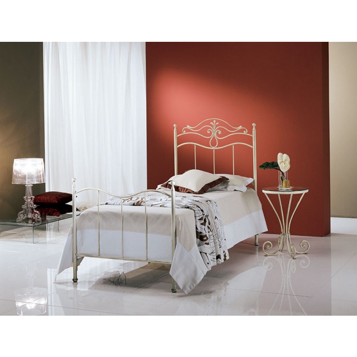 Cleopatra Single Schmiedeeisen Bett Modell von Pama Letti
