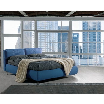 Pacifico Bett von Lettissimi mit rundem Stirnband H. 28