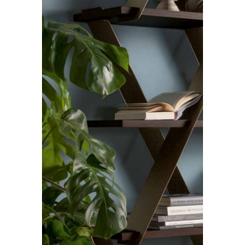 Pangaea Wand Bücherregal von Tonin Casa aus Holz und Metall