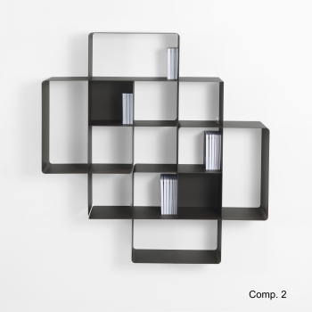 Mondrian-Buchhandlungskompositionen von Pezzani