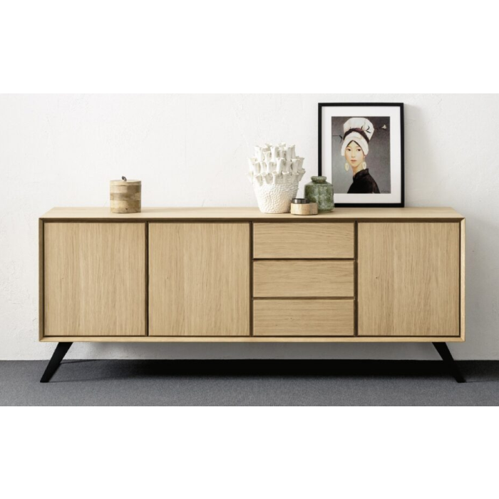 Nook Holz Sideboard von Altacorte 3 Türen und 3 Schubladen