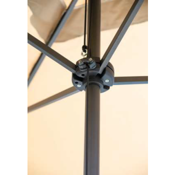 25x25 Abri quadratischer Sonnenschirm mit Mittelstange von Vermobil