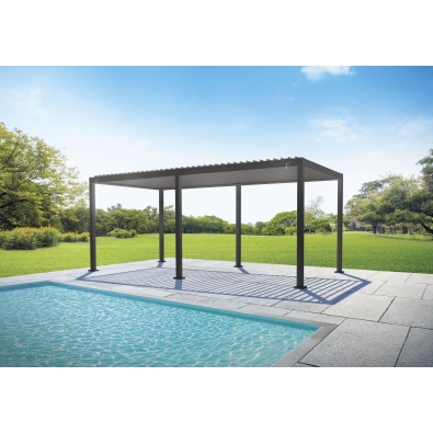 Pergola Texas anthrazit 3 x 6 m. von Greenwood