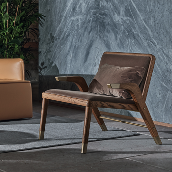 Lady-Sessel von Bontempi aus Massivholz, gepolstert und gepolstert