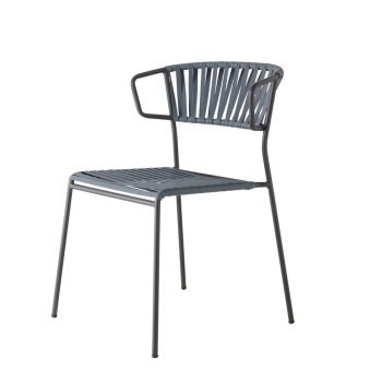 Lisa Club Sessel aus PVC-Fäden von Scab Design
