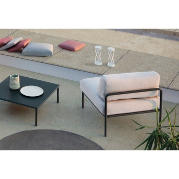 Einzelmodul-Sessel aus Eisen und Stoff Miami MI600 Vermobil