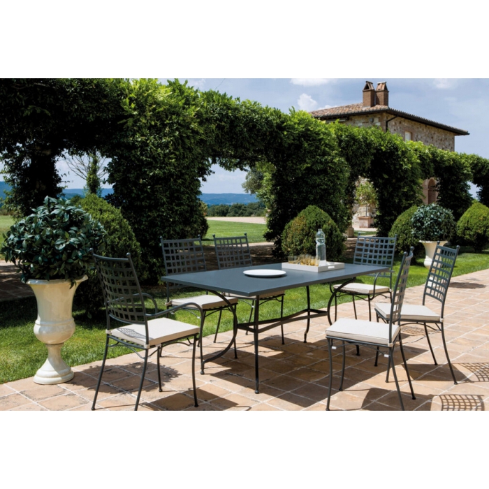 Tosca TO101 Stuhl aus Eisen und stapelbarem Vermobil