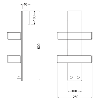 Cipì Salina CP900TJ2 doppelter Objekthalter