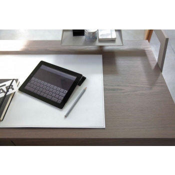 Eleganter Zac-Schreibtisch von Bontempi mit Holzplatte und Stahlgestell