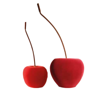 Cherry Floor Velvet-Skulptur von Adriani&Rossi