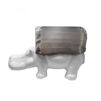 Hippo Wagon Skulptur von Adriani & Rossi