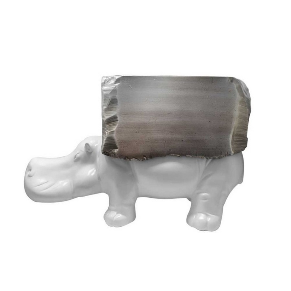 Hippo Wagon Skulptur von Adriani & Rossi