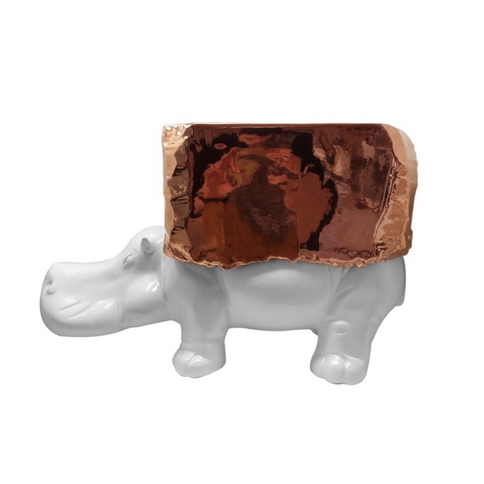 Hippo Wagon Skulptur von Adriani & Rossi