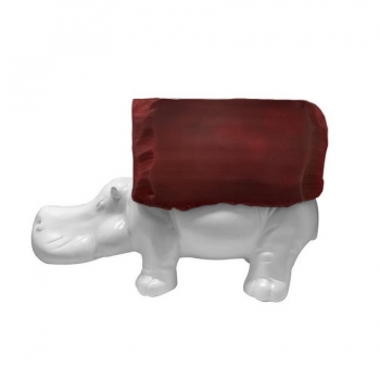 Hippo Wagon Skulptur von Adriani & Rossi