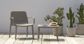 Ginevra Loungesessel mit Technopolymer-Armlehnen von Scab Design