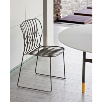 Freak Stapelstuhl von Bontempi aus Eisen für den Innenbereich