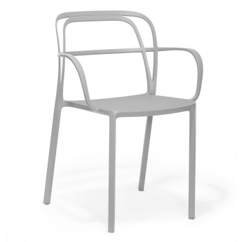 Stapelbarer Stuhl aus Aluminium Intrigo von Pedrali